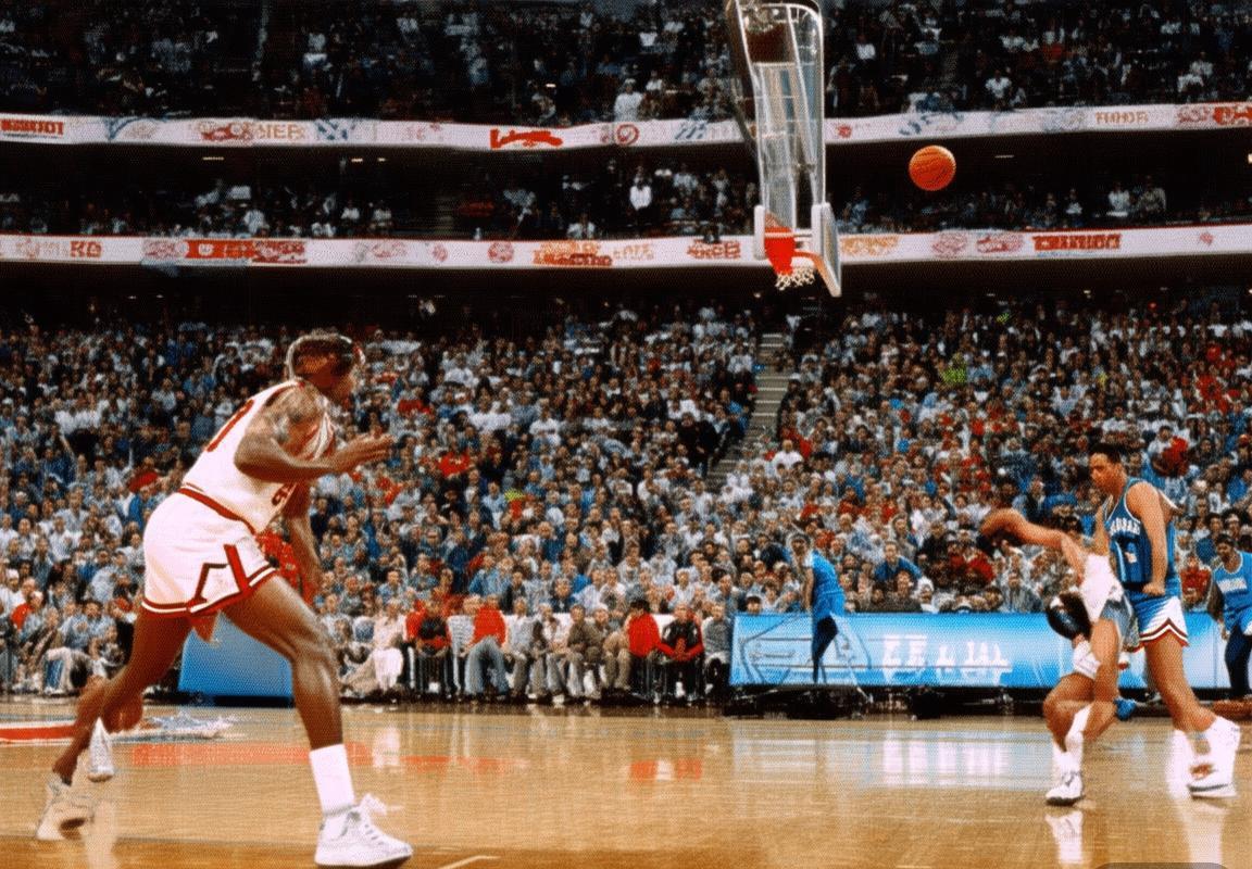 1998年公牛黄蜂巅峰对决：乔丹皮蓬领衔经典战回顾(图3)