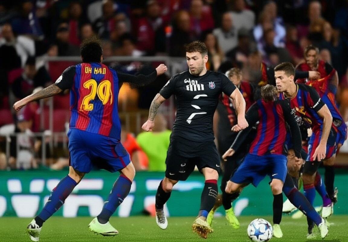 巴塞罗那VS巴黎圣日耳曼：欧冠巅峰对决精彩回顾(图3)